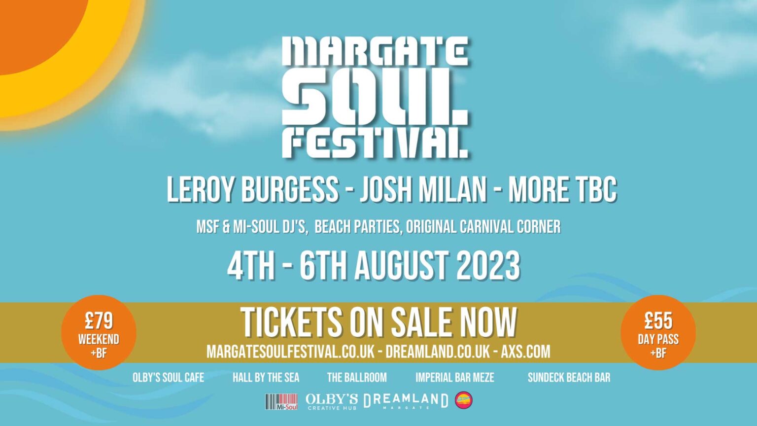 Margate Soul Festival 2023 Margate Soul Weekend